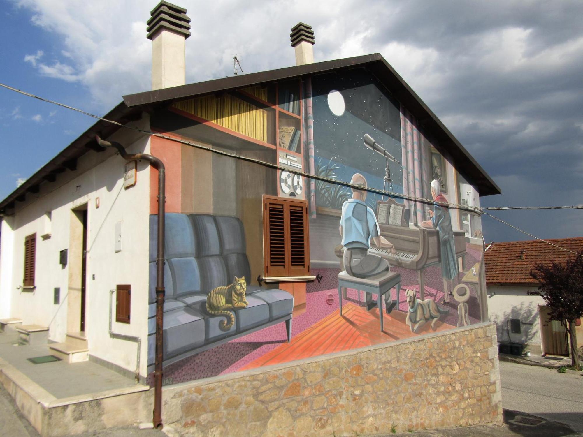 Eteld El Tiempo En La Distancia Villa Aielli Exterior foto